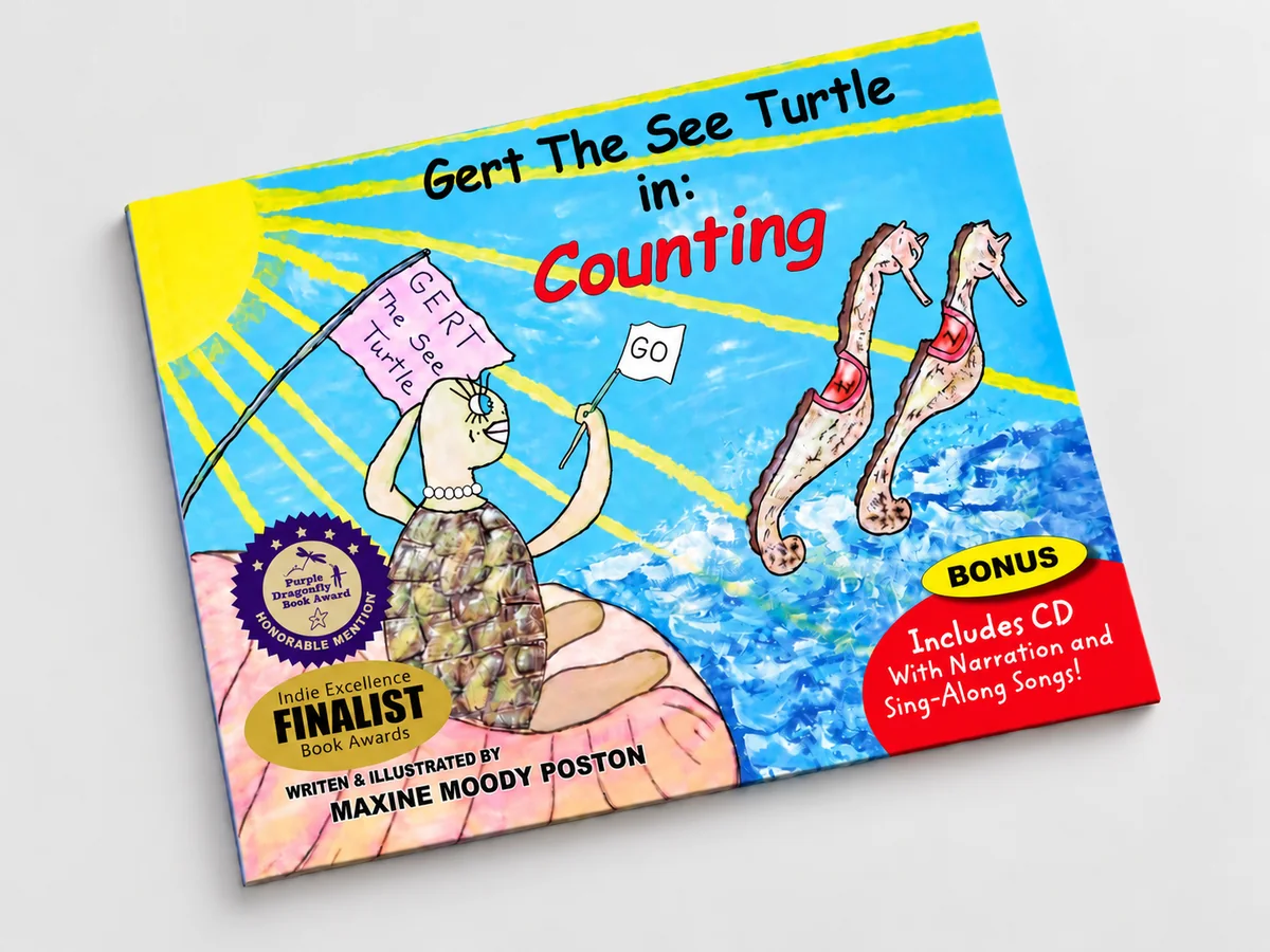 Official product image of Gert the SEE Turtle in Counting by Maxine Moody Poston