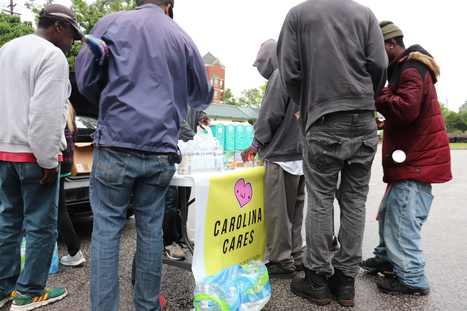 Archival Carolina Cares street outreach in Columbia, South Carolina, in 2020