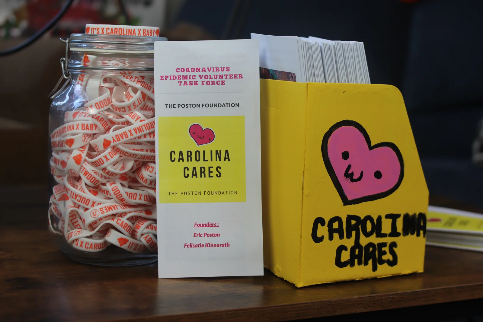 Original Carolina Cares Coronavirus Epidemic Volunteer Task Force materials from 2020